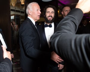 Joe Biden and Josh Groban