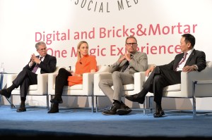 Craig Wright of Royal Bank of Canada; Sandra Cortesi of Harvard University; Tim McGuire of McKinsey & Co., and Roger Wang of Golden Eagle International Group Ltd.