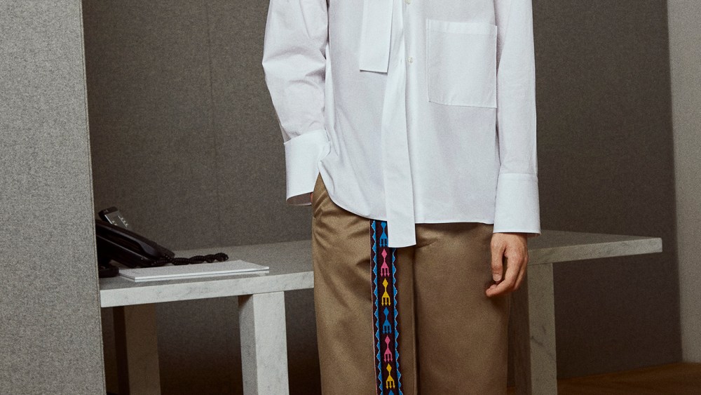 A preview look from the Valentino Men's RTW Spring 2018 show.