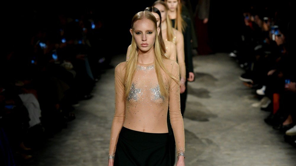 Models on the catwalkVeronique Branquinho show, Runway, Autumn Winter 2017, Paris Fashion Week, France - 06 Mar 2017