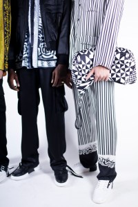 Backstage at Versace Men's Spring 2018