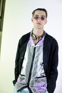 Backstage at Versace Men's Spring 2018