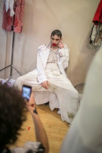 Backstage at Vivienne Westwood Men's Spring 2018