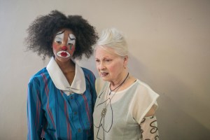 Backstage at Vivienne Westwood Men's Spring 2018