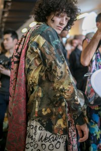 Backstage at Vivienne Westwood Men's Spring 2018