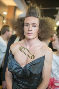 Backstage at Vivienne Westwood Men's Spring 2018