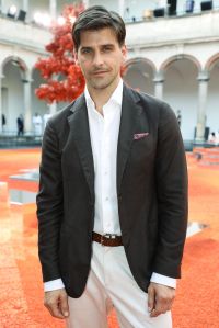 Johannes Huebl in the front rowErmenegildo Zegna show, Spring Summer 2018, Milan Fashion Week Men's, Italy - 16 Jun 2017