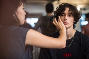 Backstage at Boss Men's Spring 2018