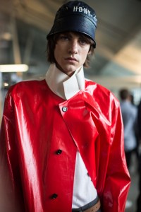 Backstage at Boss Men's Spring 2018