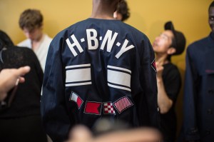 Backstage at Boss Men's Spring 2018