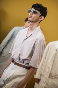 Backstage at Boss Men's Spring 2018
