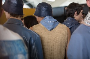 Backstage at Boss Men's Spring 2018