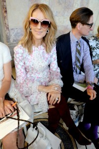 Celine Dion at Giambattista Valli