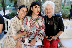 Rossy De Palma and Ellen von Unwerth at Giambattista Valli