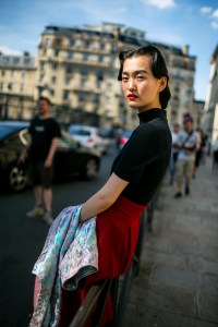 Street style at Paris Couture Week Fall 2017