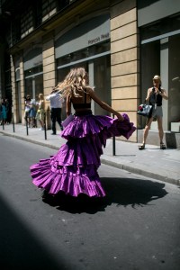 Street style at Paris Couture Week Fall 2017