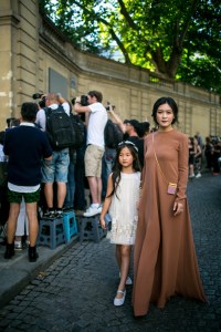 Street style at Paris Couture Week Fall 2017
