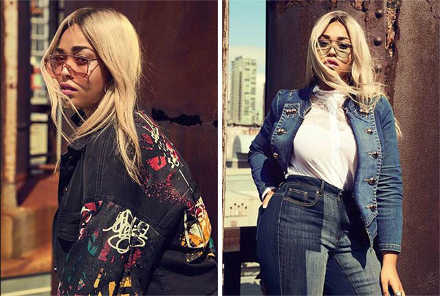 Love & Legend Collection, Campaign images from Wilhelmina model Jordyn Wood's plus size collection for ADDITION ELLE.