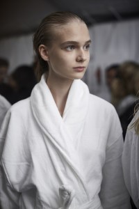 Backstage at Proenza Schouler Spring 2018