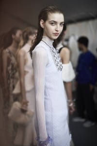 Backstage at Proenza Schouler Spring 2018