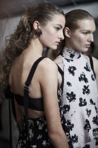 Backstage at Proenza Schouler Spring 2018