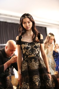 Backstage at Elie Saab Couture Fall 2017