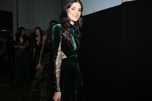 Backstage at Elie Saab Couture Fall 2017