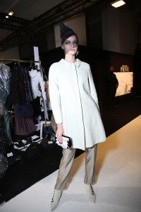 Backstage at Giorgio Armani Privé Couture Fall 2017