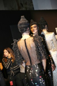 Backstage at Giorgio Armani Privé Couture Fall 2017