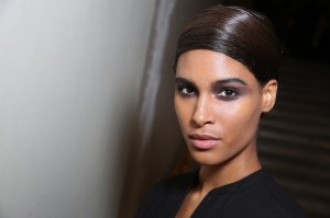 Backstage at Giorgio Armani Privé Couture Fall 2017