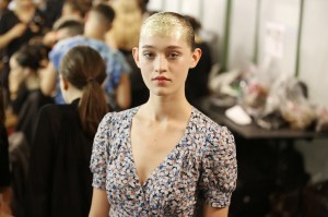 Backstage at Jean Paul Gaultier Couture Fall 2017