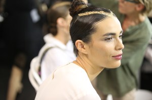 Backstage at Jean Paul Gaultier Couture Fall 2017