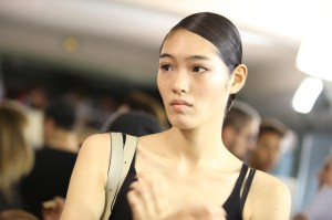 Backstage at Jean Paul Gaultier Couture Fall 2017