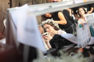 Backstage at Rodarte RTW Spring 2018