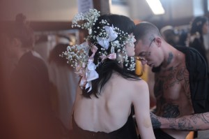 Backstage at Rodarte RTW Spring 2018