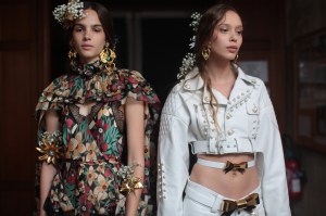 Backstage at Rodarte RTW Spring 2018