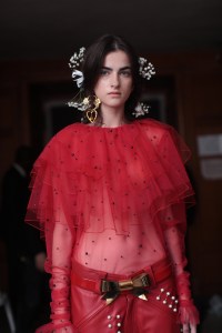 Backstage at Rodarte RTW Spring 2018