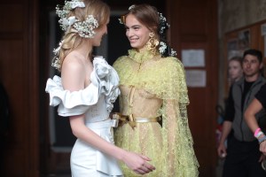 Backstage at Rodarte RTW Spring 2018