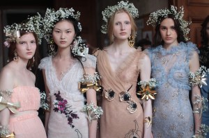 Backstage at Rodarte RTW Spring 2018