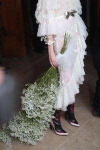 Backstage at Rodarte RTW Spring 2018