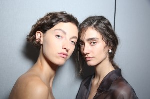 Backstage at Christian Dior Couture Fall 2017