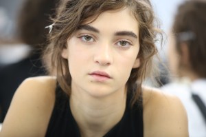 Backstage at Christian Dior Couture Fall 2017