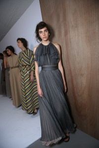 Backstage at Christian Dior Couture Fall 2017