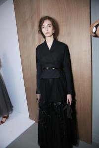Backstage at Christian Dior Couture Fall 2017