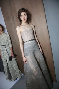 Backstage at Christian Dior Couture Fall 2017