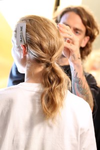 Backstage at Giambattista Valli Couture Fall 2017