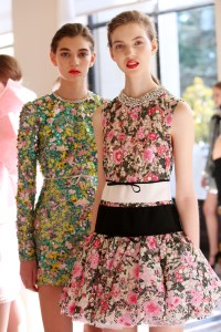 Backstage at Giambattista Valli Couture Fall 2017