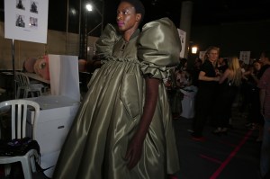 Backstage at Viktor & Rolf Couture Fall 2017