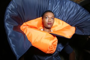 Backstage at Viktor & Rolf Couture Fall 2017