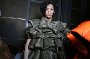 Backstage at Viktor & Rolf Couture Fall 2017